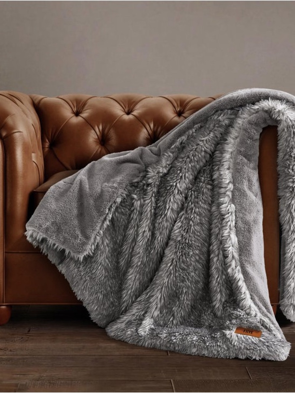 FRYE Arctic Luxe Faux Fur Throw